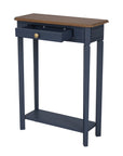 Charlotte Bayur Wood 24" Console Table with Storage Drawer