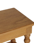 Elanor Turned Leg Console Table With Two Shelves
