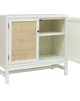 Raelynn 2 Door Raffia Paneled Cabinet