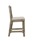 Stacie Rattan Lattice Back Stool Solid Wood counter stool