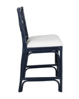 Stacie Rattan Lattice Back Stool Solid Wood counter stool