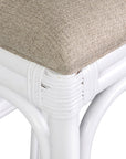 Stacie Rattan Lattice-Back Stool