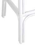 Stacie Rattan Lattice-Back Stool