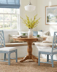 Stacie Rattan Lattice Back Dining Chair, Set of 2