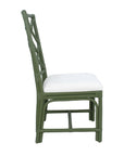 Stacie Rattan Lattice Back Dining Chair, Set of 2