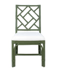Stacie Rattan Lattice Back Dining Chair, Set of 2
