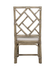 Stacie Rattan Lattice Back Dining Chairs, Set of 2 Solid Wood dining chair