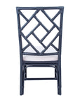 Stacie Rattan Lattice-Back Dining Chairs, Set of 2