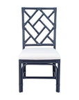 Stacie Rattan Lattice Back Dining Chairs, Set of 2 Solid Wood dining chair