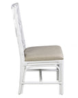 Stacie Rattan Lattice Back Dining Chairs, Set of 2 Solid Wood dining chair