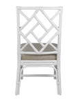 Stacie Rattan Lattice Back Dining Chairs, Set of 2 Solid Wood dining chair