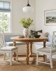 Stacie Rattan Lattice Back Dining Chairs, Set of 2 Solid Wood dining chair