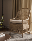 Bayside Handwoven Raffia Accent Chair
