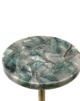 Agate Round Natural Stone 10" Martini Table
