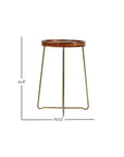 Aria Tray Top Side Table