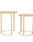 August Nesting Tables Solid Wood accent table