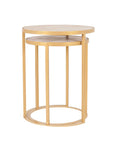 August Nesting Tables Solid Wood accent table
