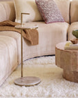 Ava Agate Stone Martini Accent Table