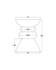 Indigo Road by Egypt Sherrod x East at Main Felix Stacked Accent Table