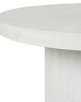 Bianca 24" Pedestal Wood Side Table