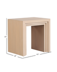 Indigo Road by Egypt Sherrod x East at Main Cascade Rectangular Side Table