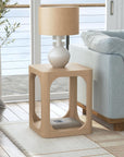 Addison Mango Wood 18" Storage Accent Table