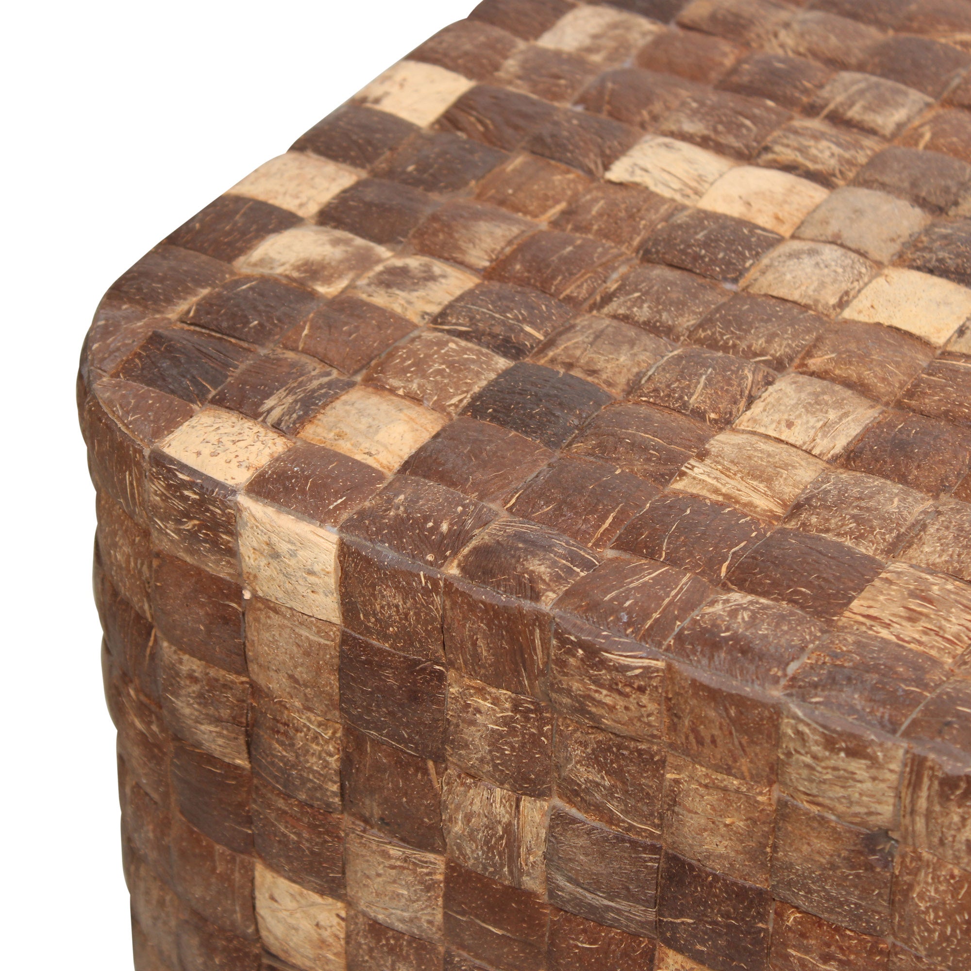 Indigo Road by Egypt Sherrod x East at Main Samoa Square Coconut Shell Side Table