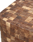Indigo Road by Egypt Sherrod x East at Main Samoa Square Coconut Shell Side Table