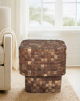 Indigo Road by Egypt Sherrod x East at Main Samoa Square Coconut Shell Side Table