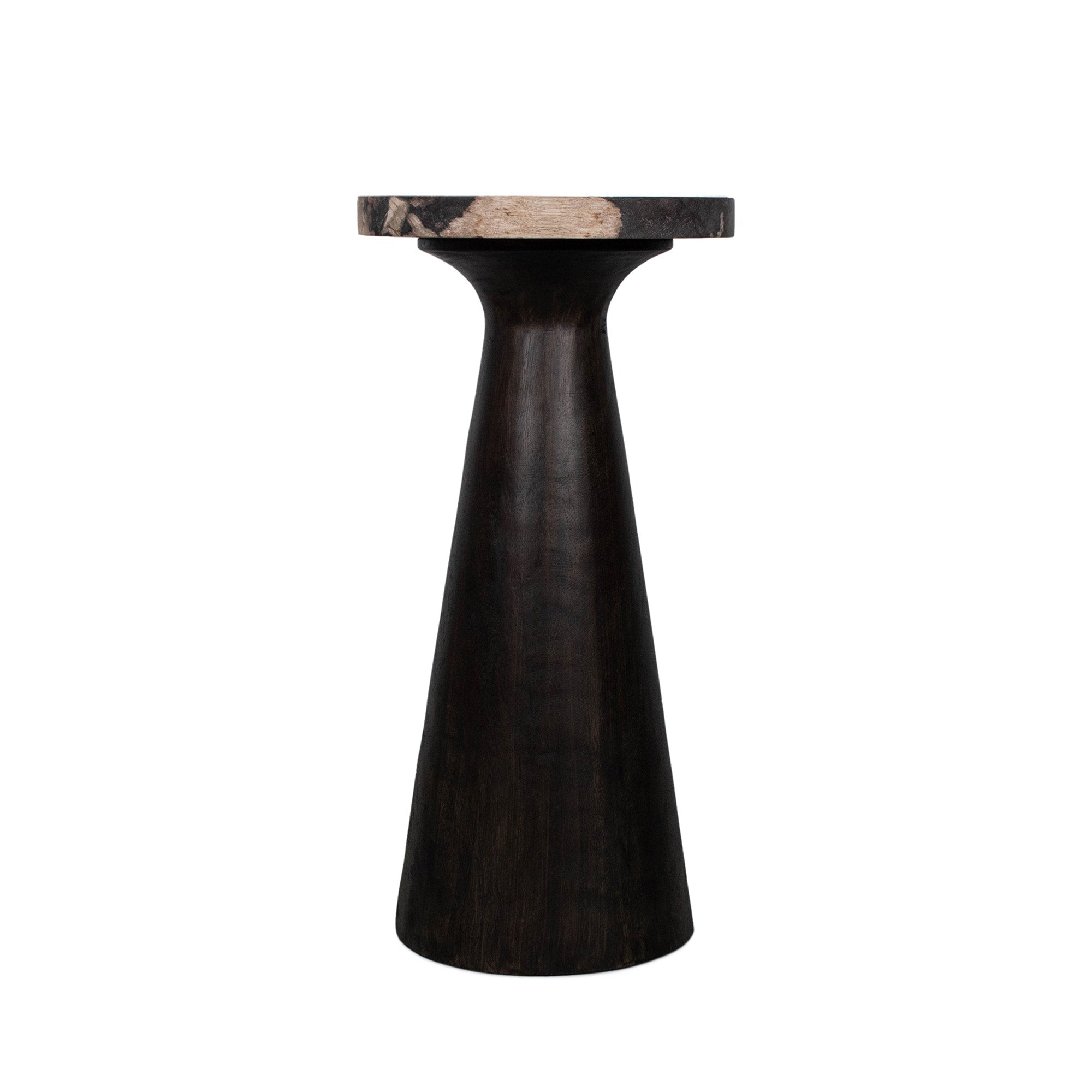 Indigo Road by Egypt Sherrod x East at Main Kayu Petrified Wood Pedestal Table