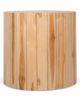 Jaylen Teak Wood Round Accent Table