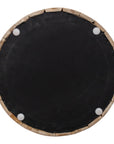 Jaylen Teak Wood Round Accent Table