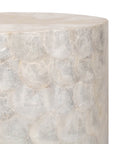 Tasi Round Capiz 15.5" Accent Table