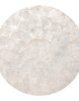 Tasi Round Capiz 15.5" Accent Table