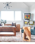 Cason Solid Wood Twist Accent Table
