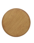 Elanor Round Turned Leg Side Table With Shelf