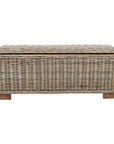 Daria 39" Woven Abaca Storage Bench