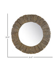 Sali 31" Recycled Teak Mirror