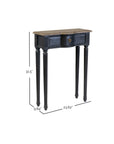 Josephine Narrow Solid Wood Console Table