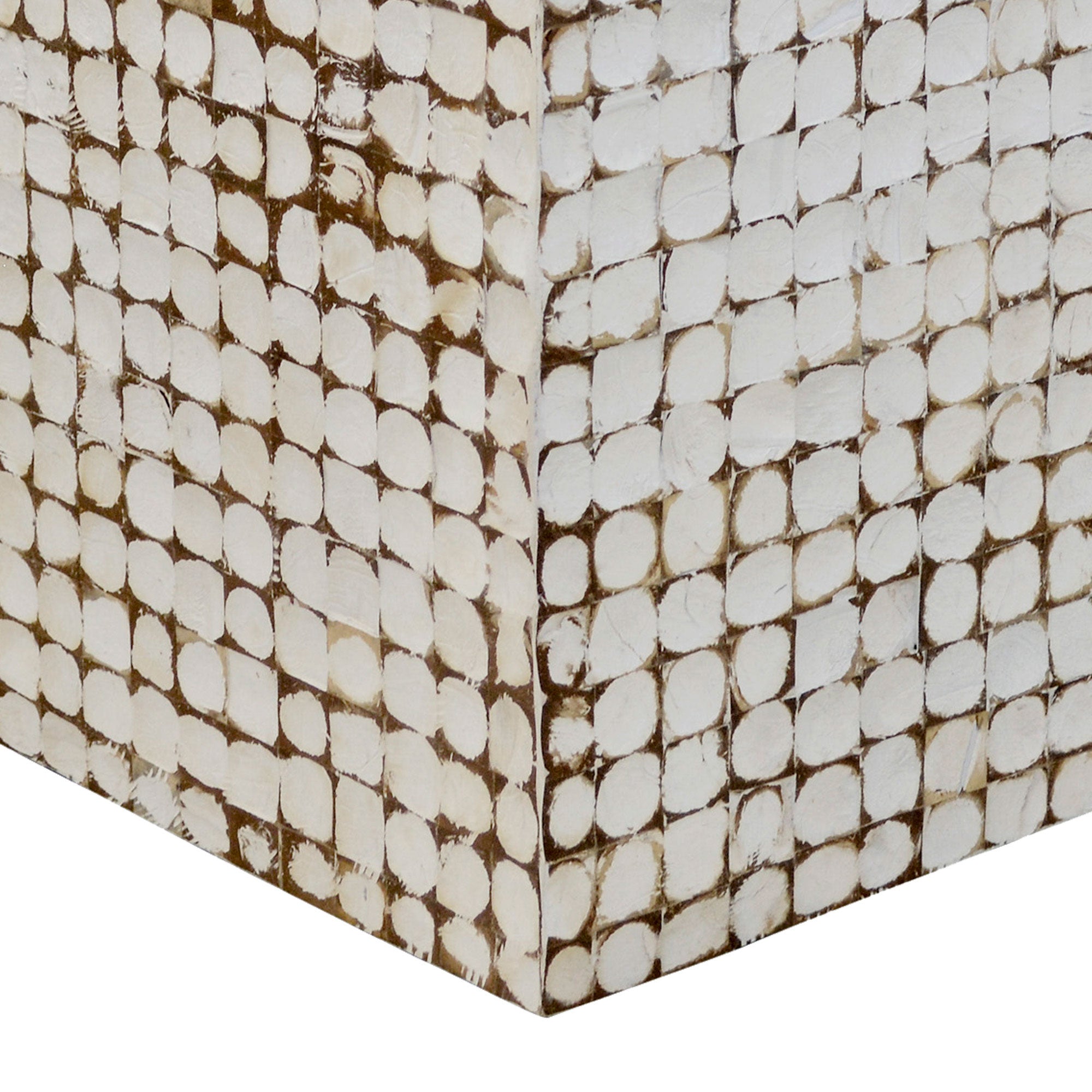 Juliette Eco-Friendly Cube Table – Handcrafted Coconut Shell