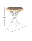 Merrill Teak Branch Accent Table
