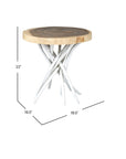 Merrill Teak Branch Accent Table