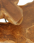 Skye Live Edge Teak Accent Table