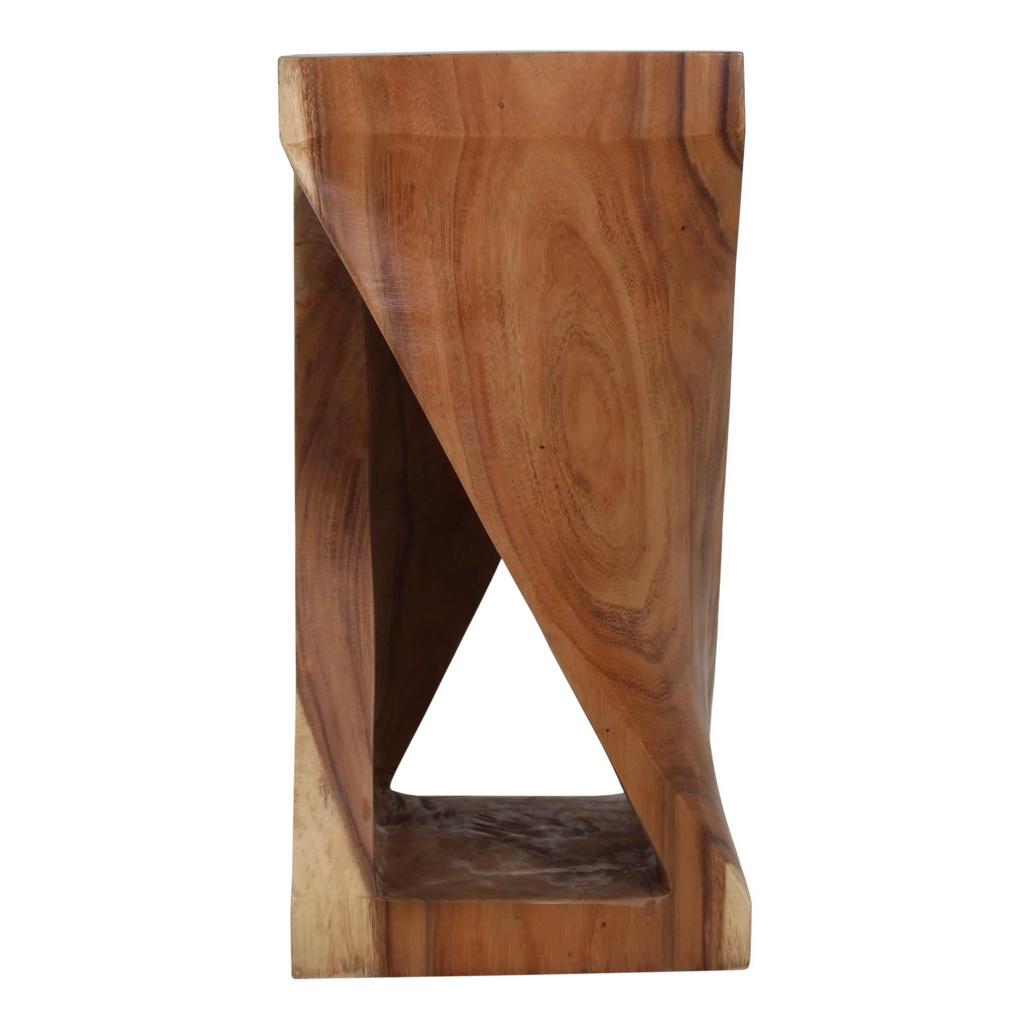 Cason Solid Wood Twist Accent Table
