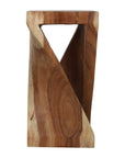 Cason Solid Wood Twist Accent Table