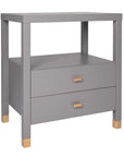 Hooper 2-Drawer Solid Wood Side Table