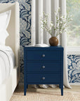 Webb 3 Drawer Solid Wood Nightstand