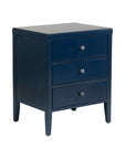Webb 3 Drawer Solid Wood Nightstand
