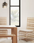 Indigo Road by Egypt Sherrod x East at Main Marvel Rattan Dining Chair