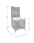 Indigo Road by Egypt Sherrod x East at Main Marvel Rattan Dining Chair